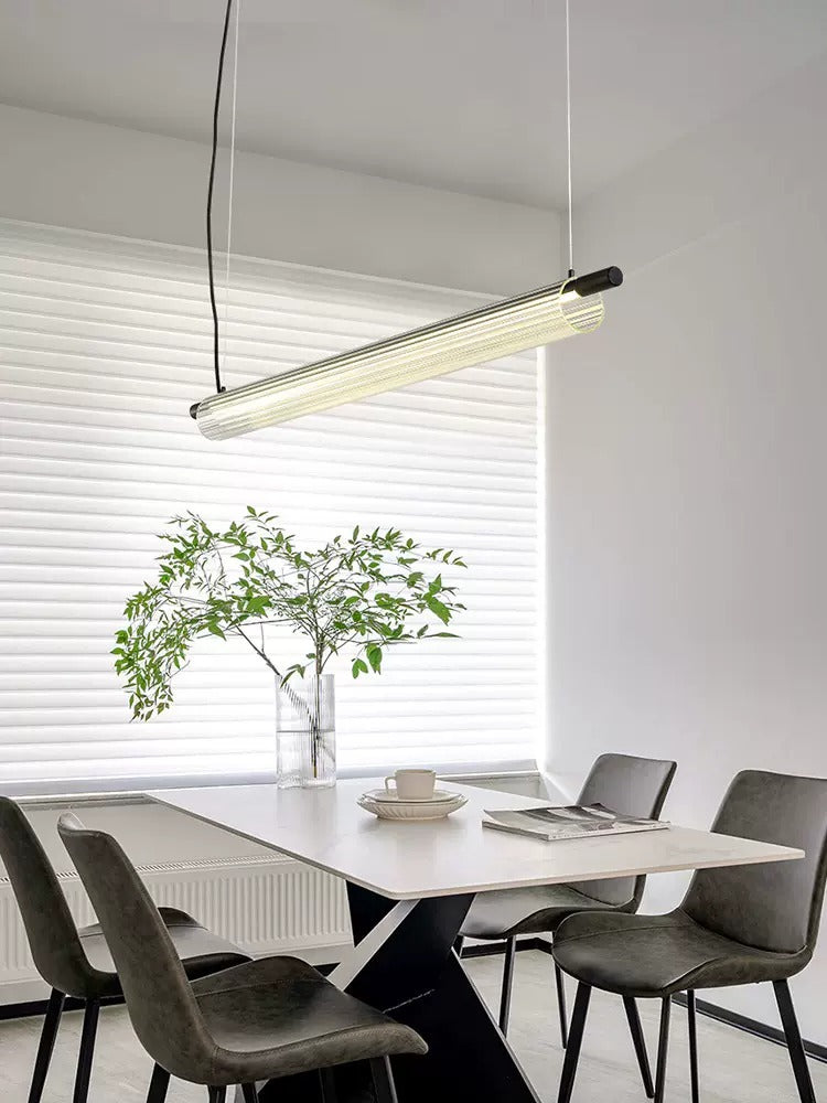 Flunnica Cylinder Linear Bar Pendant Lamp