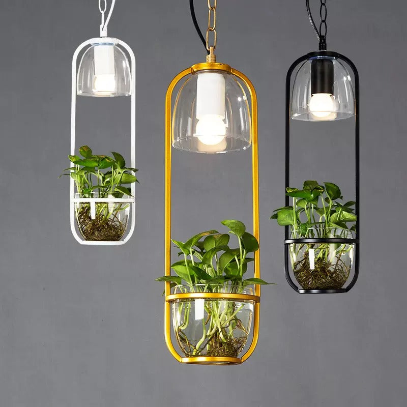 Plantarsol Oval Plant Pot Pendant Lamp