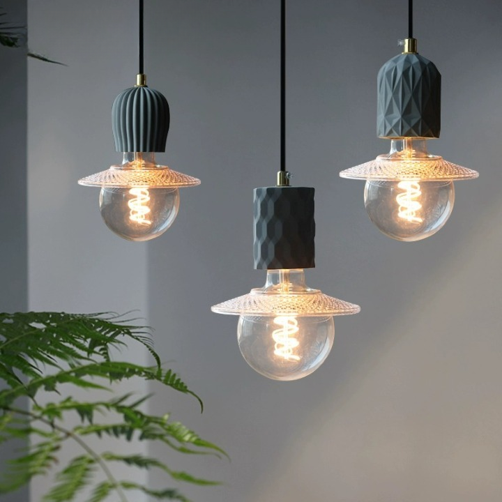 Herlawi Cement Top Pendant Light