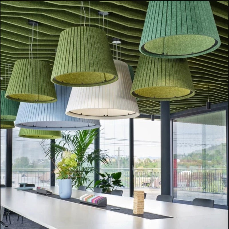 Cruhaplea Felt Lined Dome Pendant Lamp