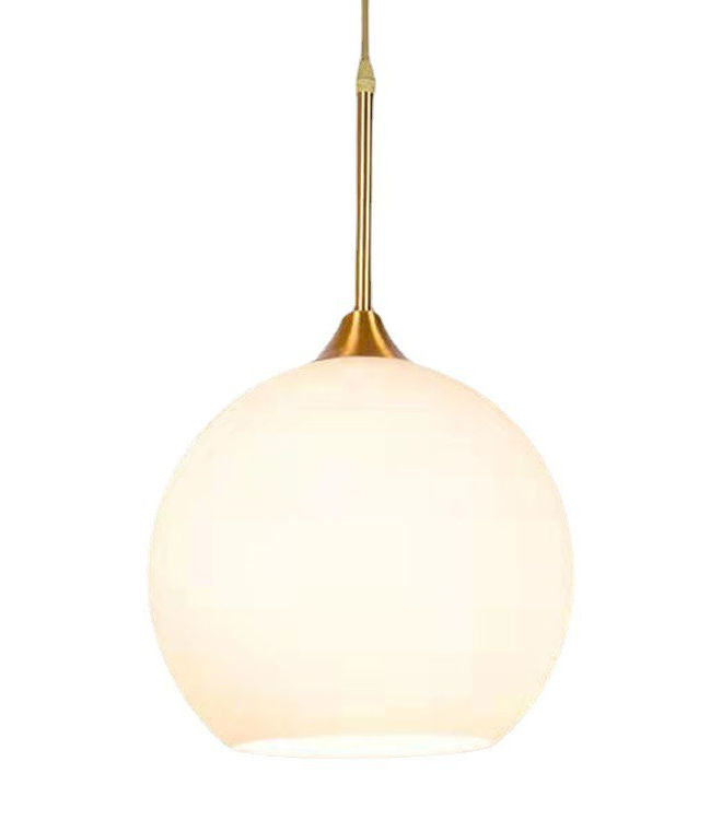 LED Sphere Globe Glass Pendant Light