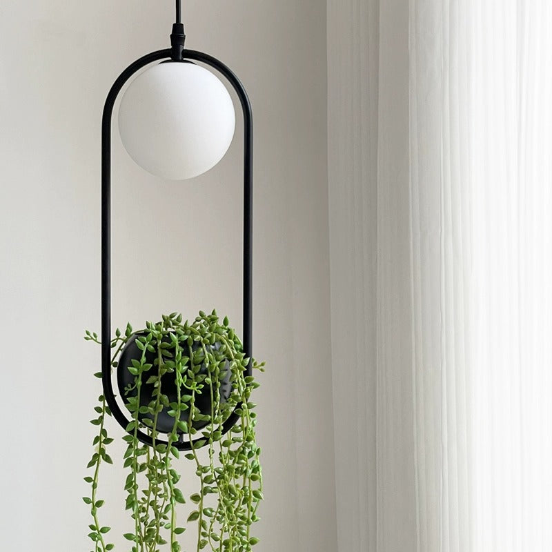 Plantsuppar Oval Ring Plant Pot Pendant Light