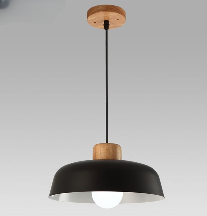 Söderberg Scandinavian Macaron Wooden Top Pendant Light