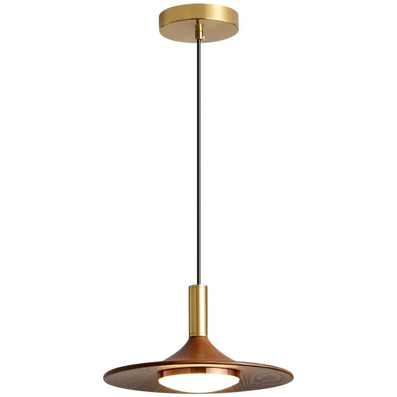 Kipstarri Wooden Plate Pendant Light