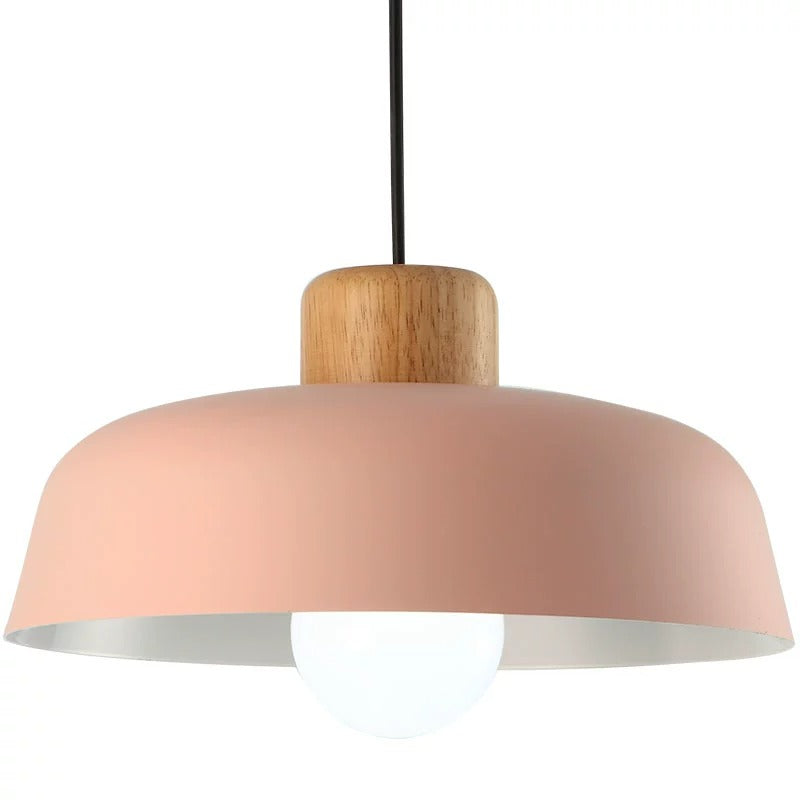 Söderberg Scandinavian Macaron Wooden Top Pendant Light