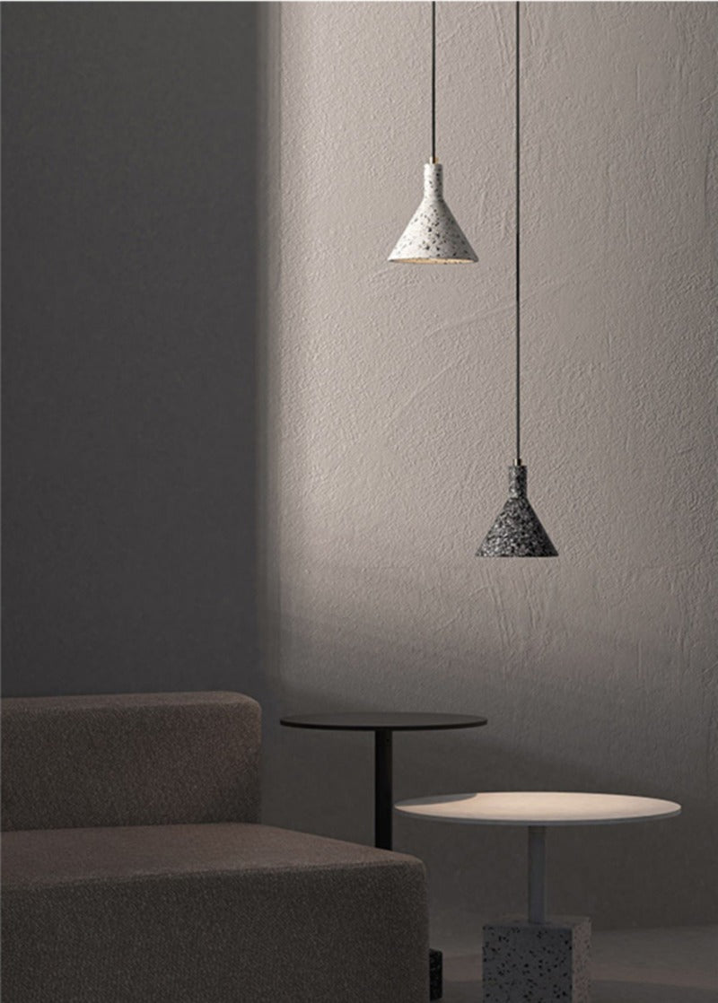 Eslinna Funnel Terrazzo Pendant Light