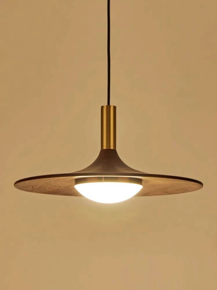 Kipstarri Wooden Plate Pendant Light