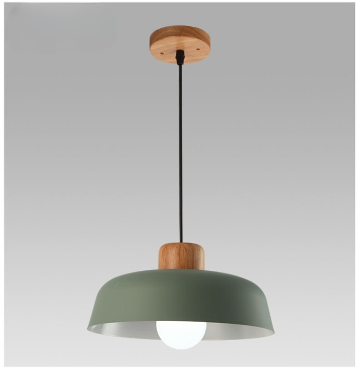 Söderberg Scandinavian Macaron Wooden Top Pendant Light