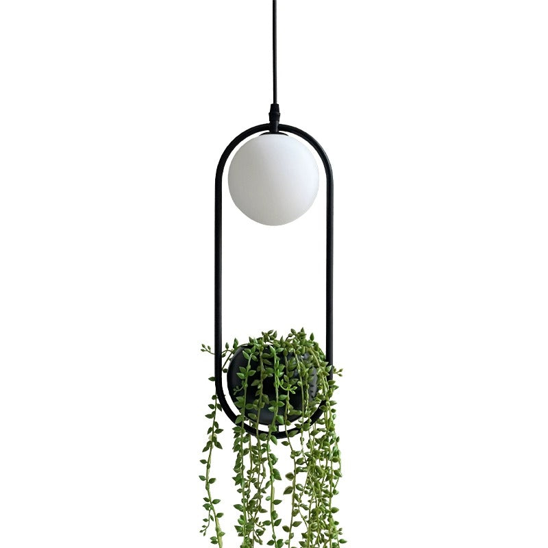 Plantsuppar Oval Ring Plant Pot Pendant Light