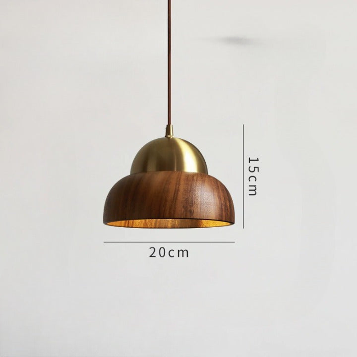 Joline Wooden Shade Pendant Lamp