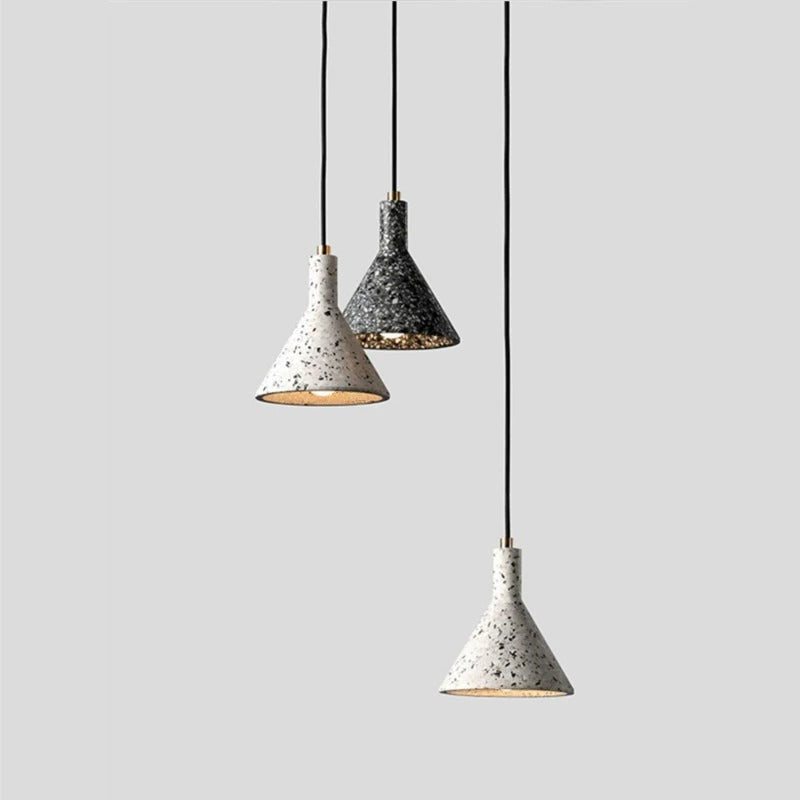 Eslinna Funnel Terrazzo Pendant Light