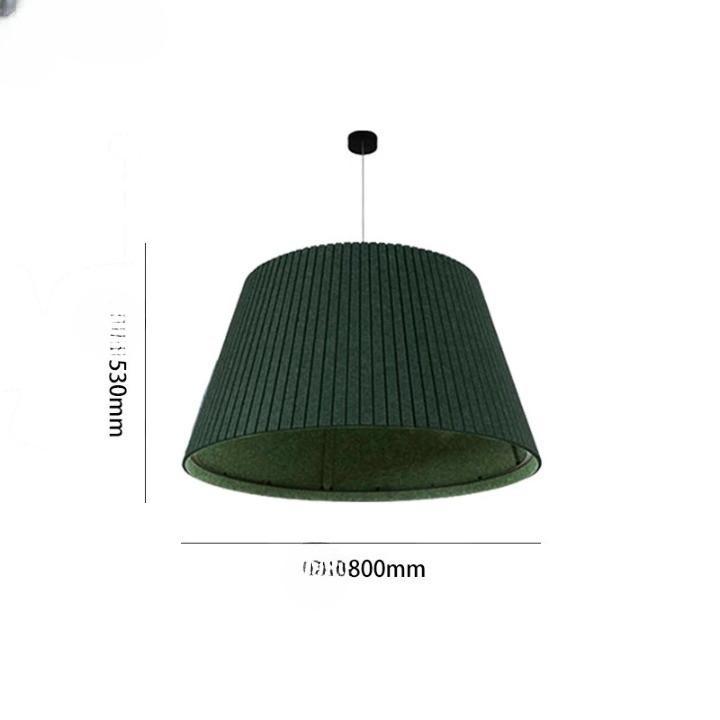 Cruhaplea Felt Lined Dome Pendant Lamp