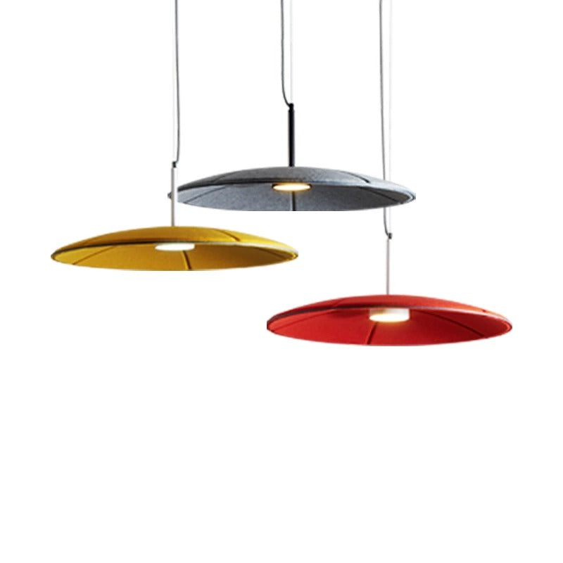 Cruslee Flat Saucer Felt Pendant Lamp