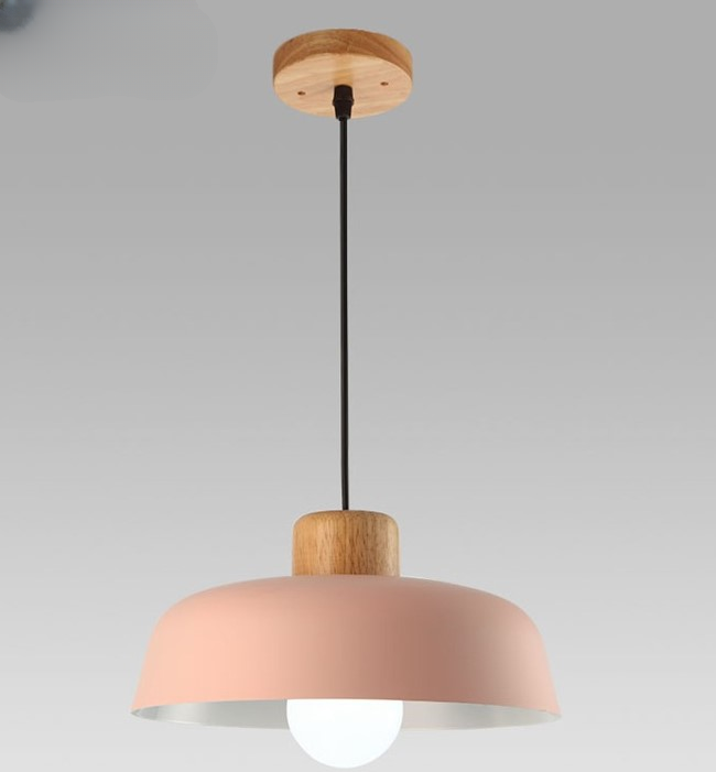 Söderberg Scandinavian Macaron Wooden Top Pendant Light