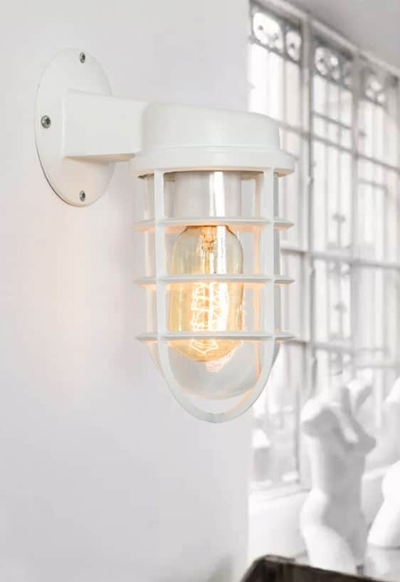 Mariniin Industrial Caged Wall Lamp