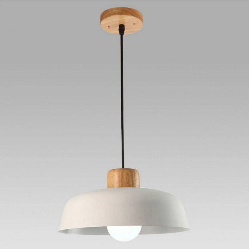 Söderberg Scandinavian Macaron Wooden Top Pendant Light