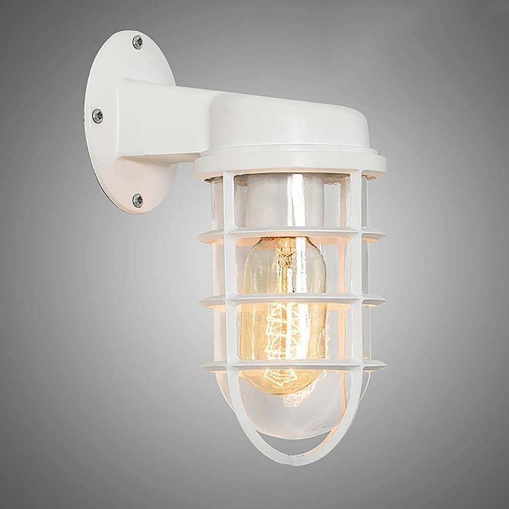 Mariniin Industrial Caged Wall Lamp