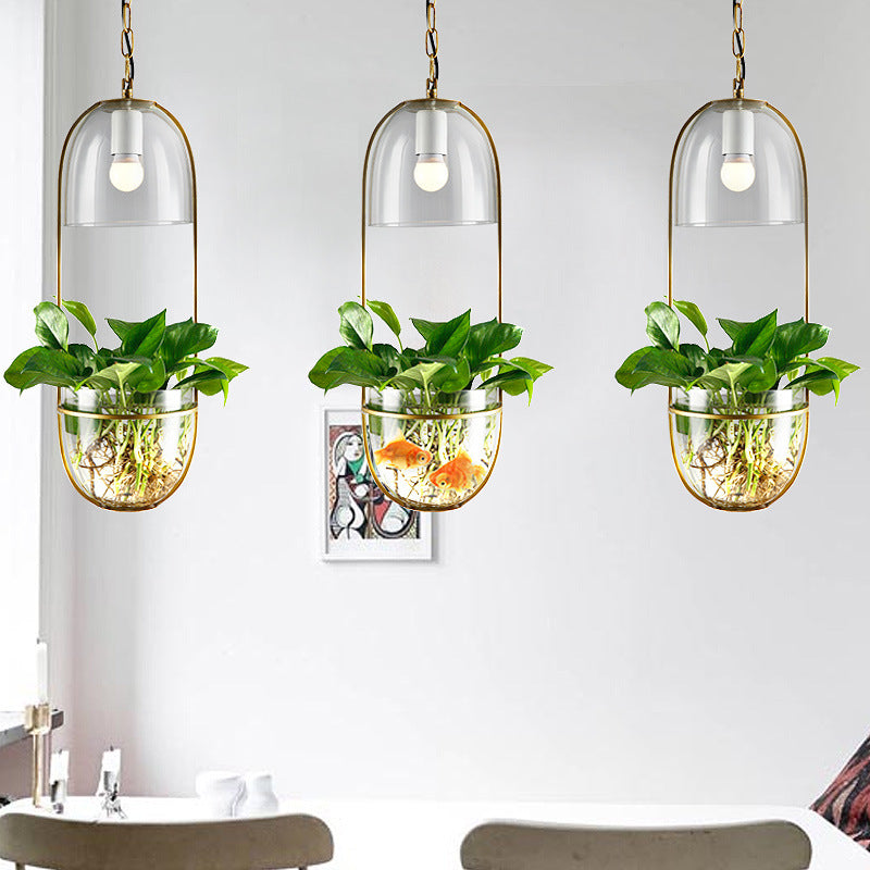 Plantarsol Oval Plant Pot Pendant Lamp