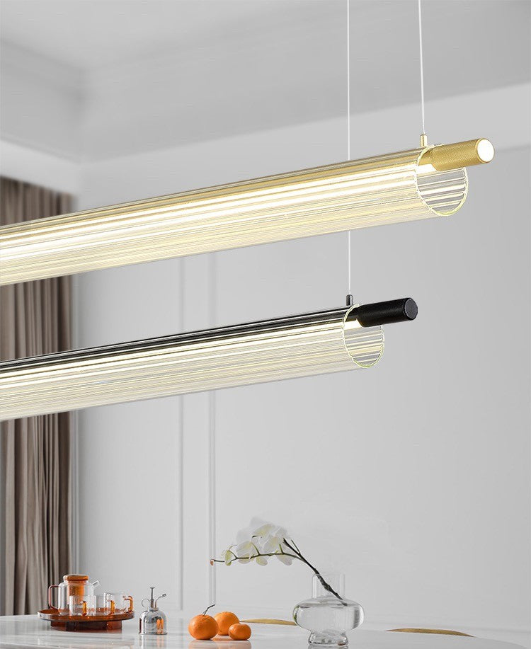 Flunnica Cylinder Linear Bar Pendant Lamp