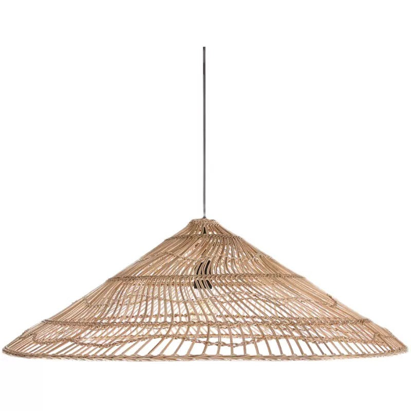 Rebesen Rattan Cone Pendant Lamp