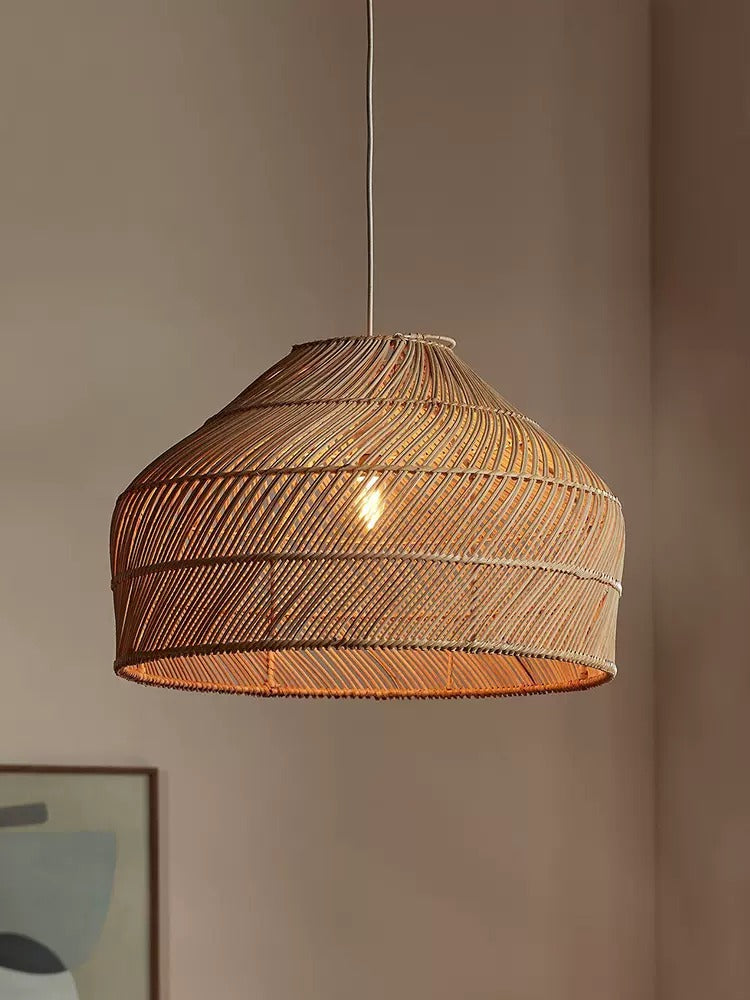 Oswalen Rattan Dome Pendant Lamp