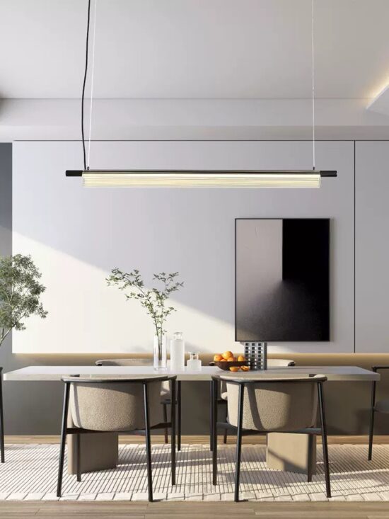 Flunnica Cylinder Linear Bar Pendant Lamp