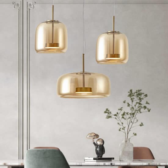 Goodomu Glass Domes Pendant Lamp