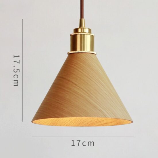 Osmunde Scandinavian Wooden Lamp Shade Pendant Light