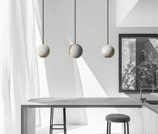 Waydell Modern Industrial Cement Planets Pendant Light