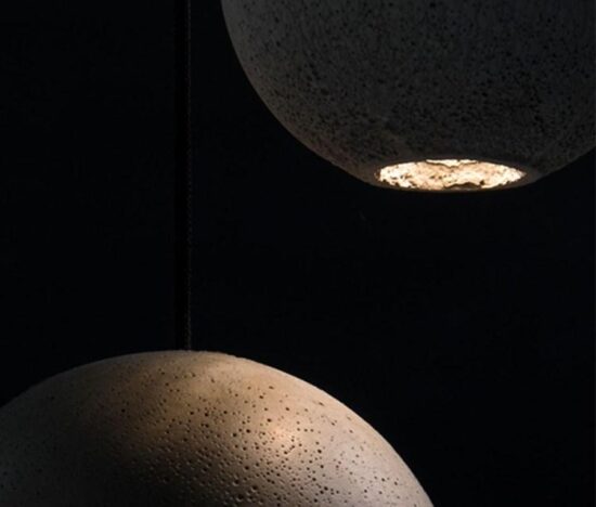 Waydell Modern Industrial Cement Planets Pendant Light