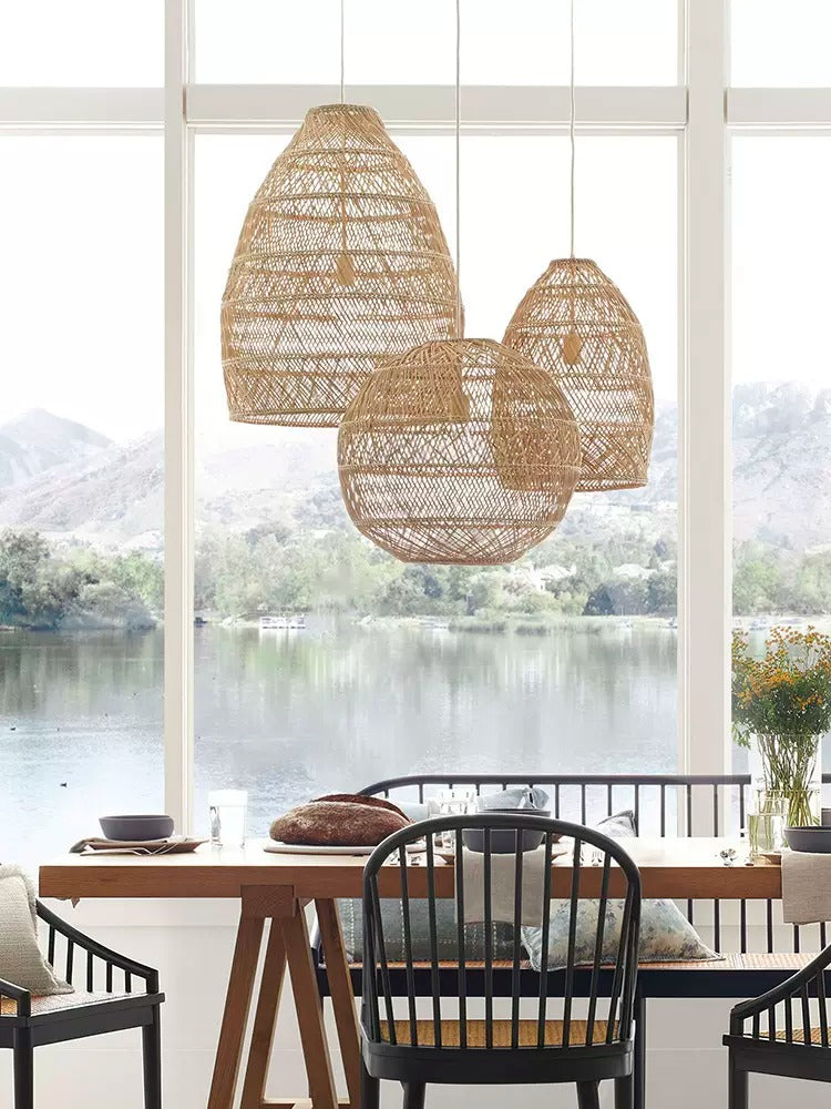 Nilsdeen Rattan Woven Pendant Lamp