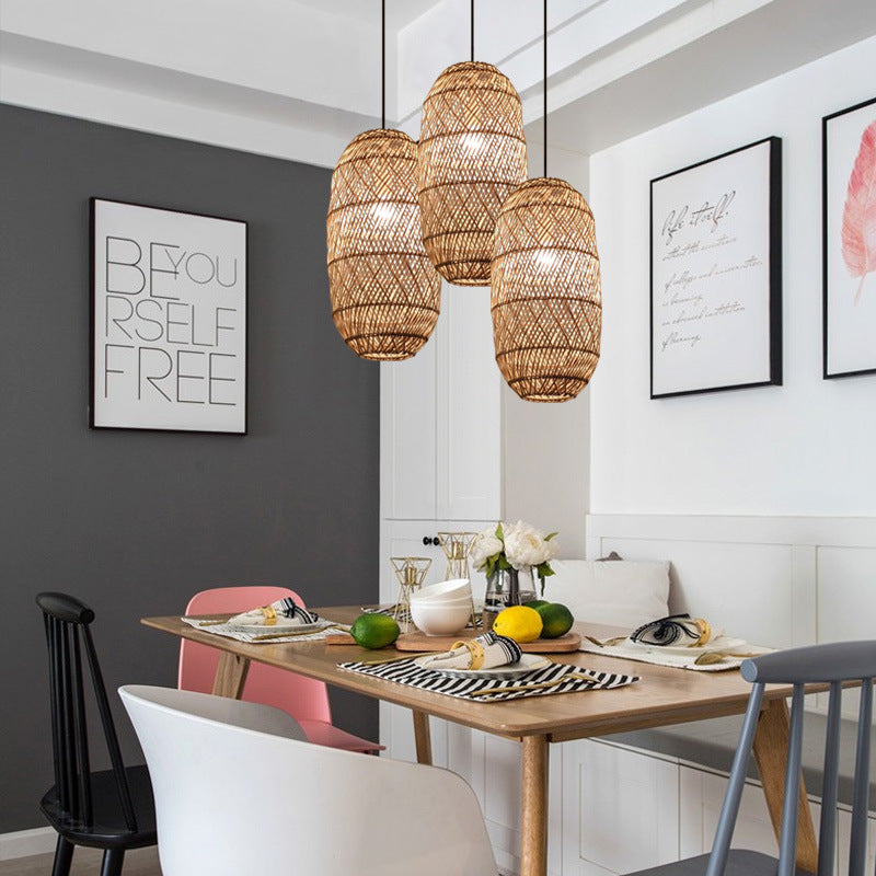 Nilsdeen Rattan Woven Pendant Lamp