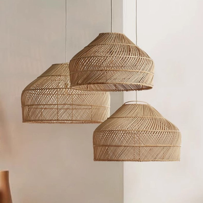 Oswalen Rattan Dome Pendant Lamp