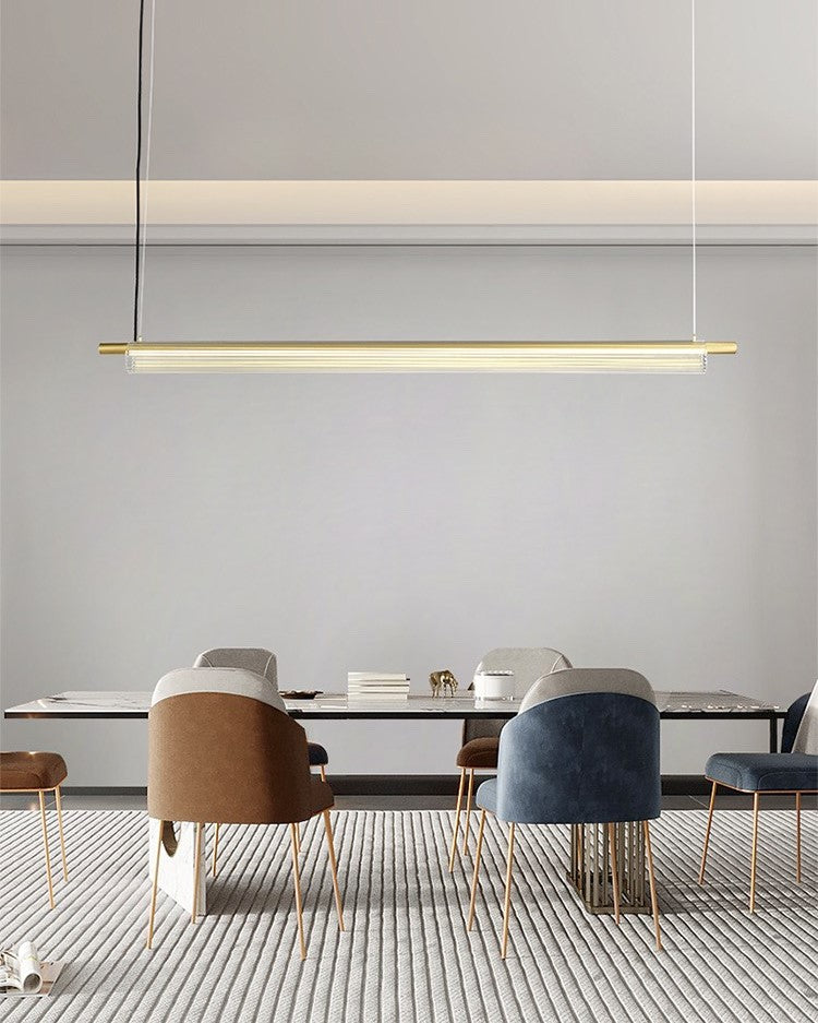 Flunnica Cylinder Linear Bar Pendant Lamp