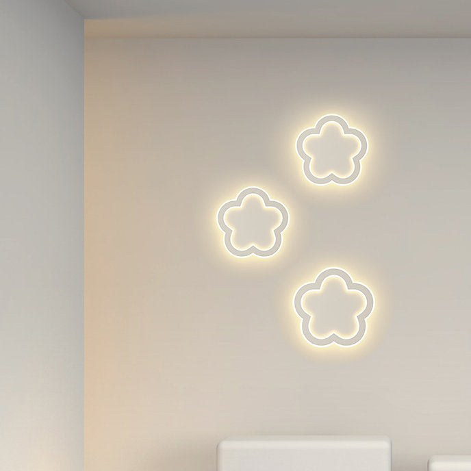 LED Simple Modern Flower & Cloud Design Wall Light