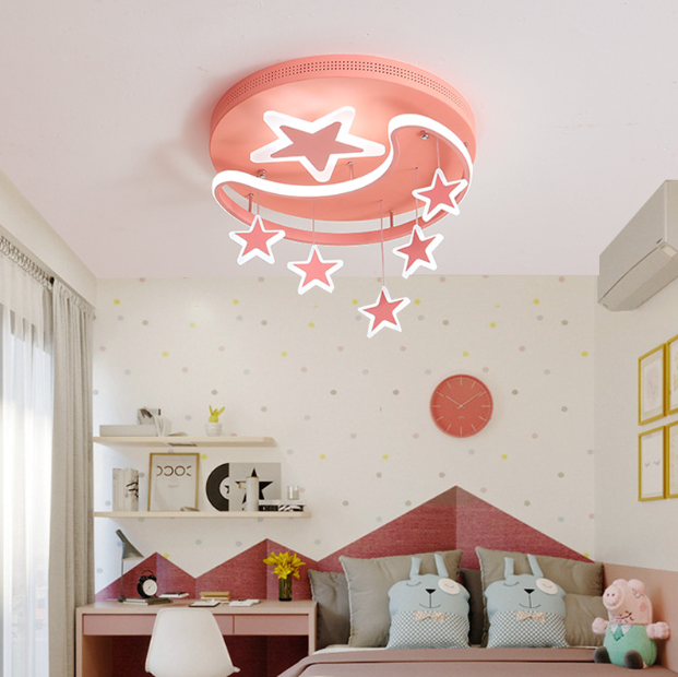 LED New Moon & Stars Design Children Ceiling Light