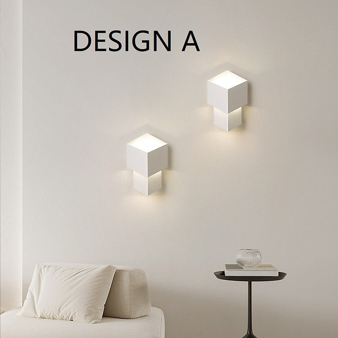 LED Simple Modern Cubic Design Wall Light