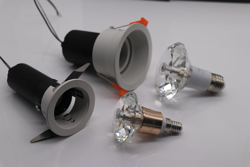 LED Crystal E27/E14 Round Design Light Bulb