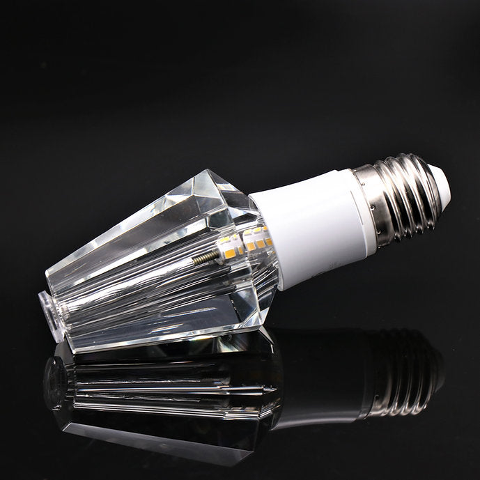 LED Crystal E27/E14 Rhombus Design Light Bulb