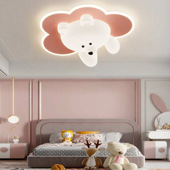 LED Bear Children Room Ceiling Light