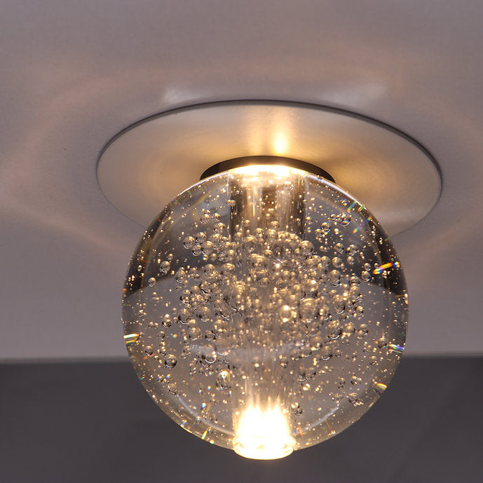 LED Crystal E27/E14 Bubble Round Design Light Bulb