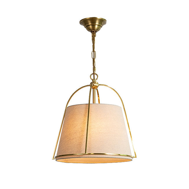 American Country Style Cloth Pendant Light