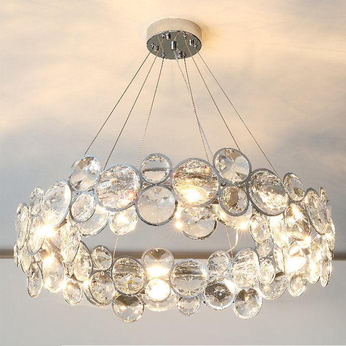 LED Bubble Mirror Round Pendant Light