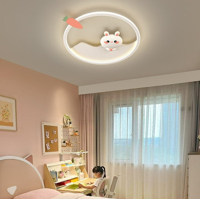 LED Rabit Carrot Balloon Ceiling Light