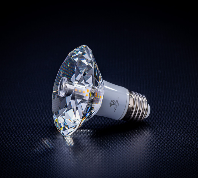 LED Crystal E27/E14 Round Design Light Bulb