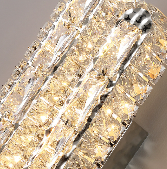 LED Crystal Single Double Wall Light