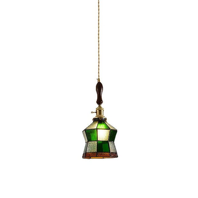 LED Colorful Glass Pendant Light