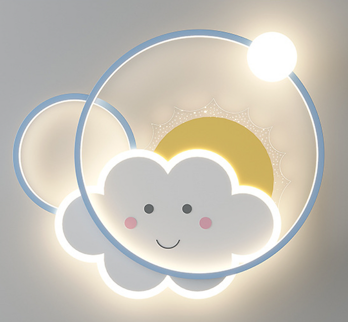 LED Sun Cloud Design Children Light