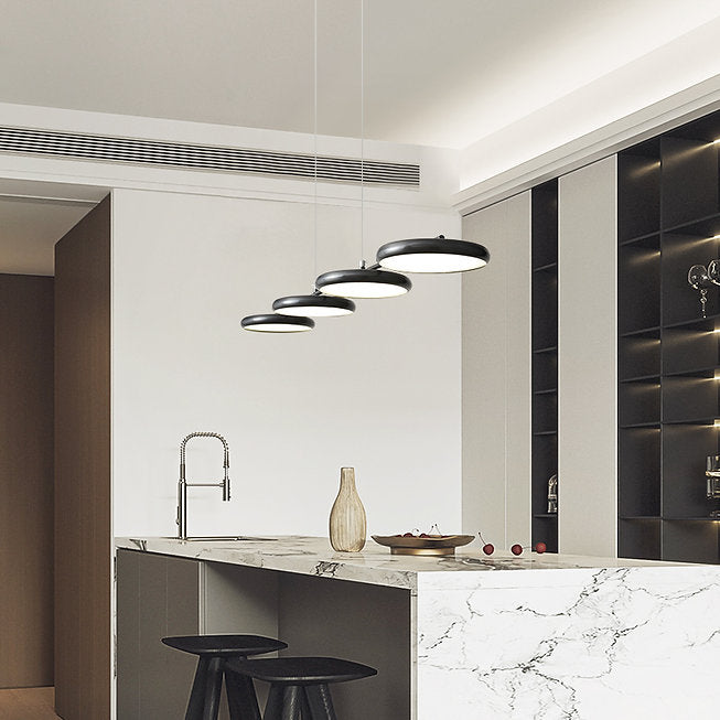 LED Modern Brass Body Multi-Pendant Light