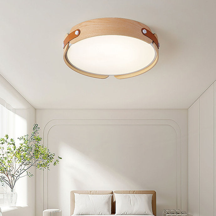 LED Metal Acrylic Wood Colour Ceiling Light